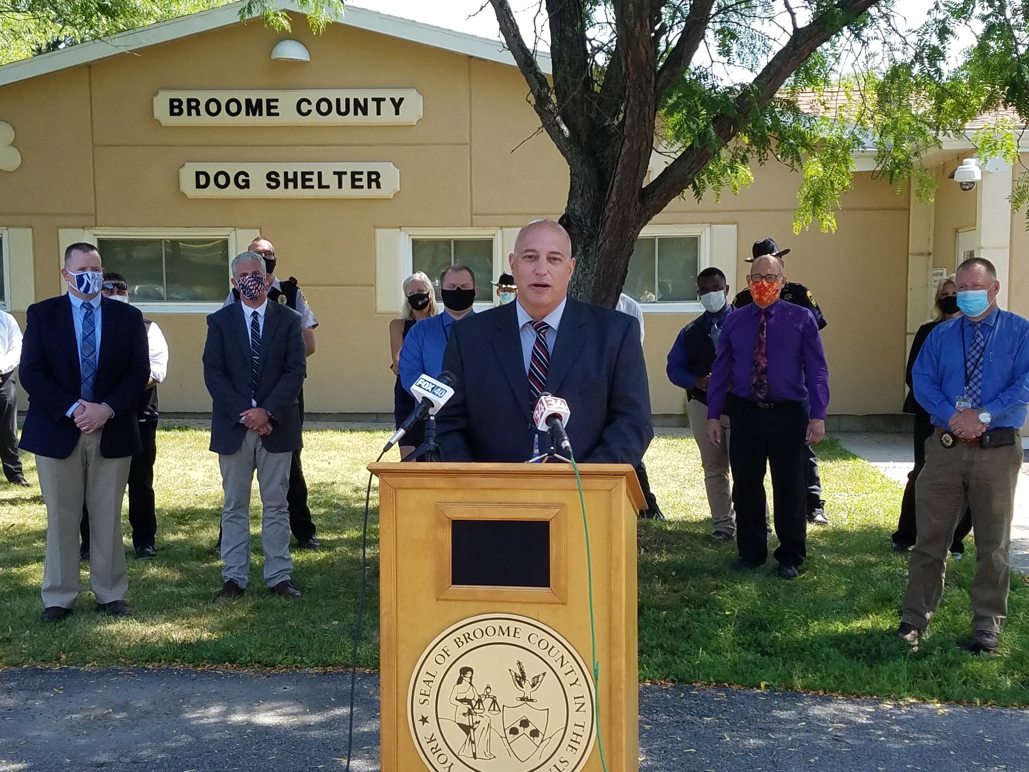 Broome County Dog Shelter Renamed in Honor of Retiring Security